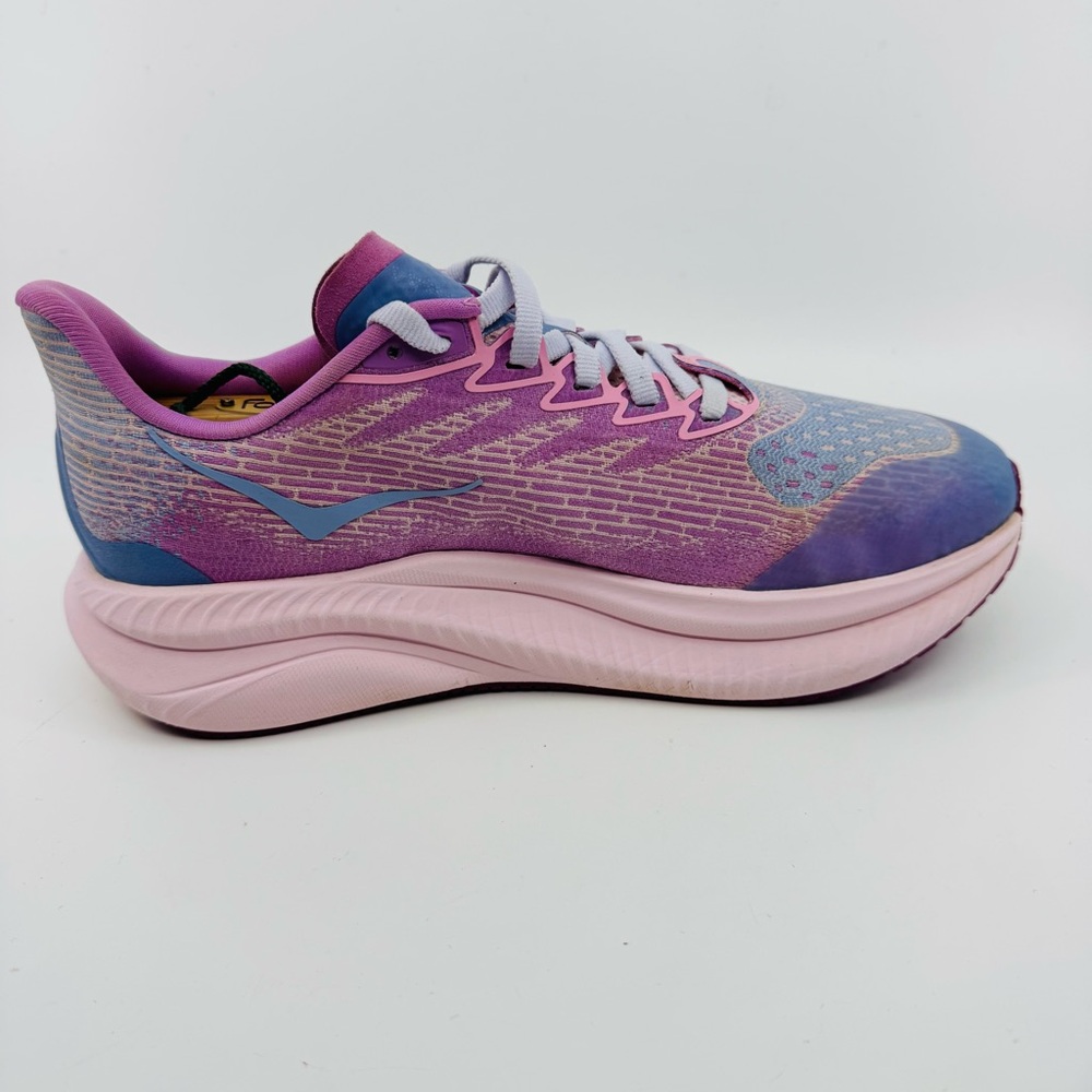HOKA Mach 6 Youth Running Sneakers Color Grape Agate/Lupine SZ 3.5 Youth - Picture 4 of 9